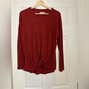 Loft lounge shirt tie waist